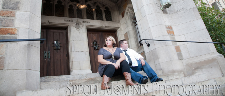 Downtown Ann Arbor MI engagement photos