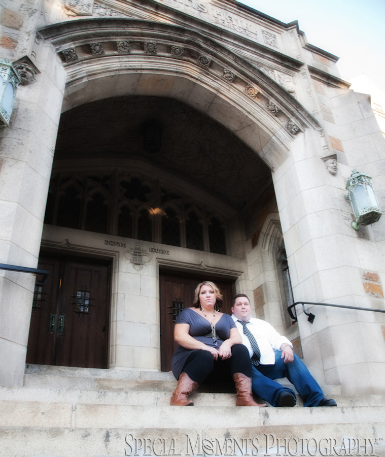 Downtown Ann Arbor MI engagement photos