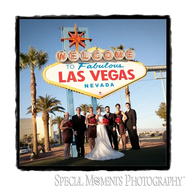 Downtown Las Vegas NV wedding photos
