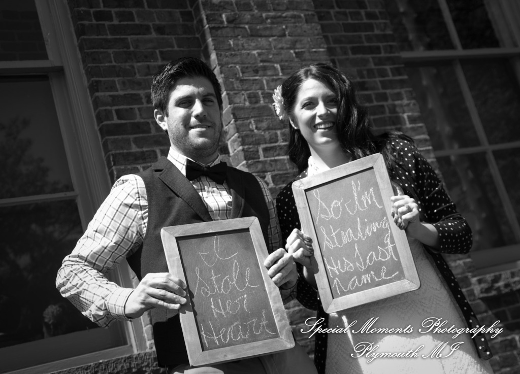Alicia & Joseph at Greenfield Village Dearborn MI engagement photography