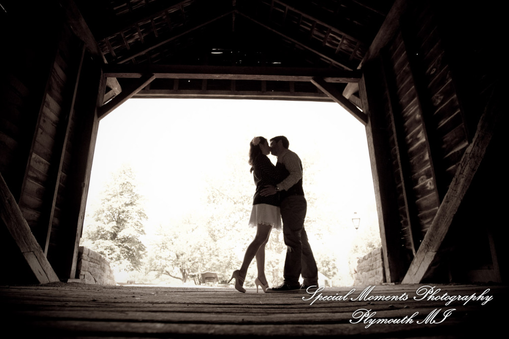 Alicia & Joseph at Greenfield Village Dearborn MI engagement photography