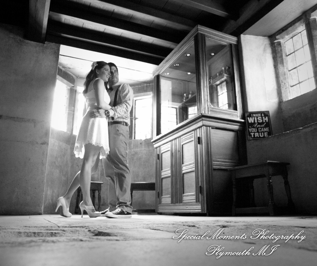 Alicia & Joseph at Greenfield Village Dearborn MI engagement photography