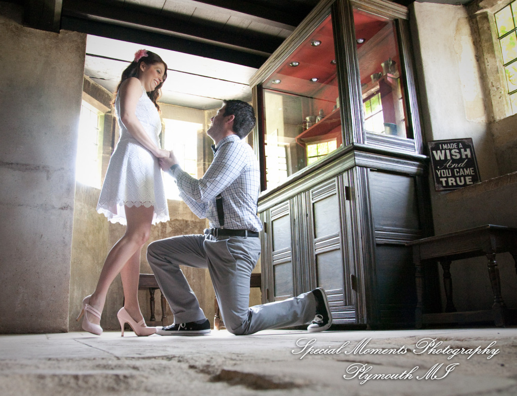 Alicia & Joseph at Greenfield Village Dearborn MI engagement photography