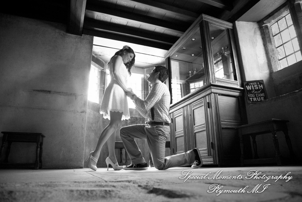 Alicia & Joseph at Greenfield Village Dearborn MI engagement photography