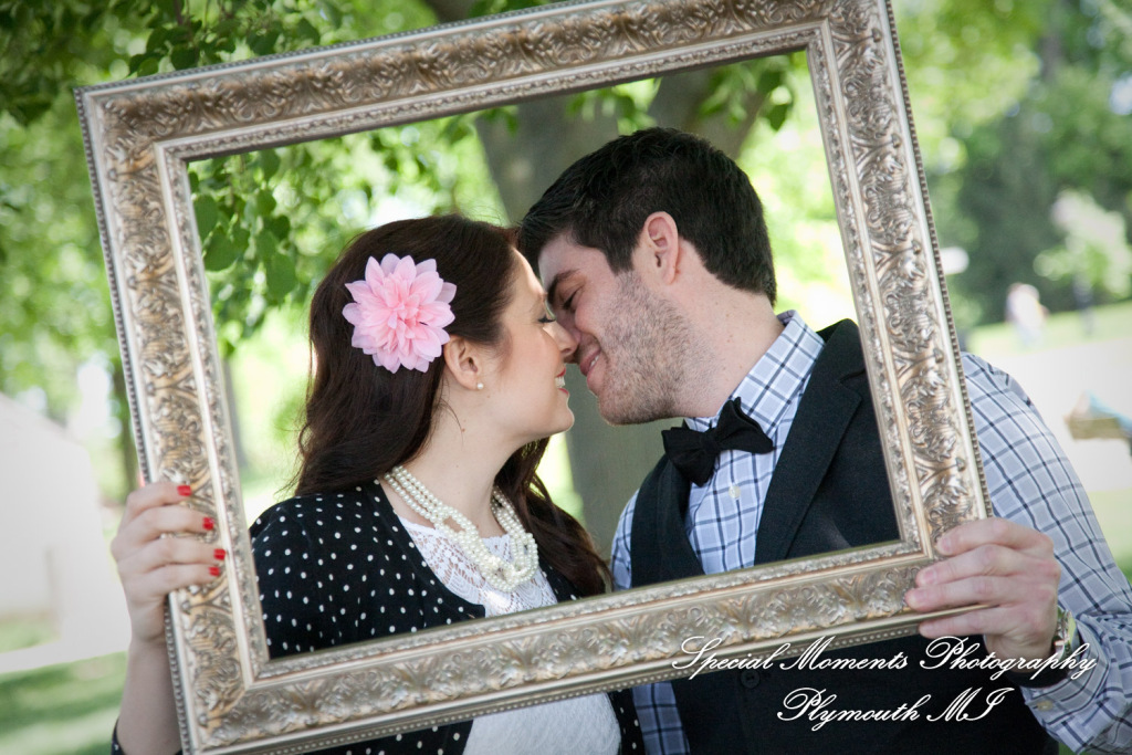 Alicia & Joseph at Greenfield Village Dearborn MI engagement photography