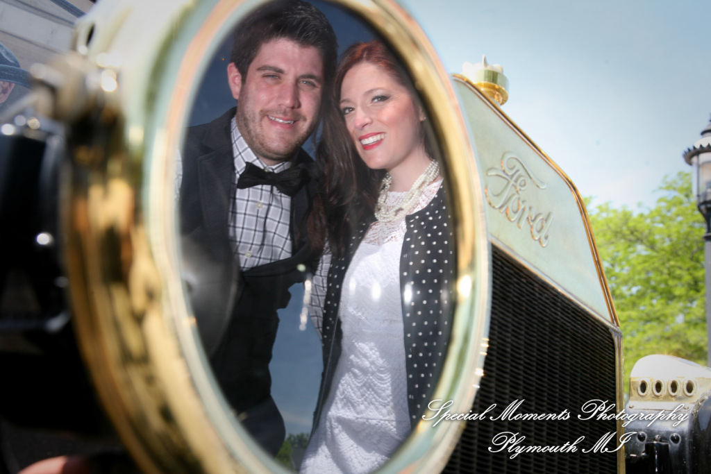 Alicia & Joseph at Greenfield Village Dearborn MI engagement photography