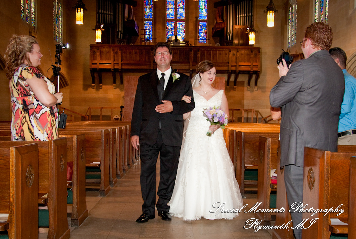 Adrienne & David at Assumption Grotto Church Detroit MI wedding photography