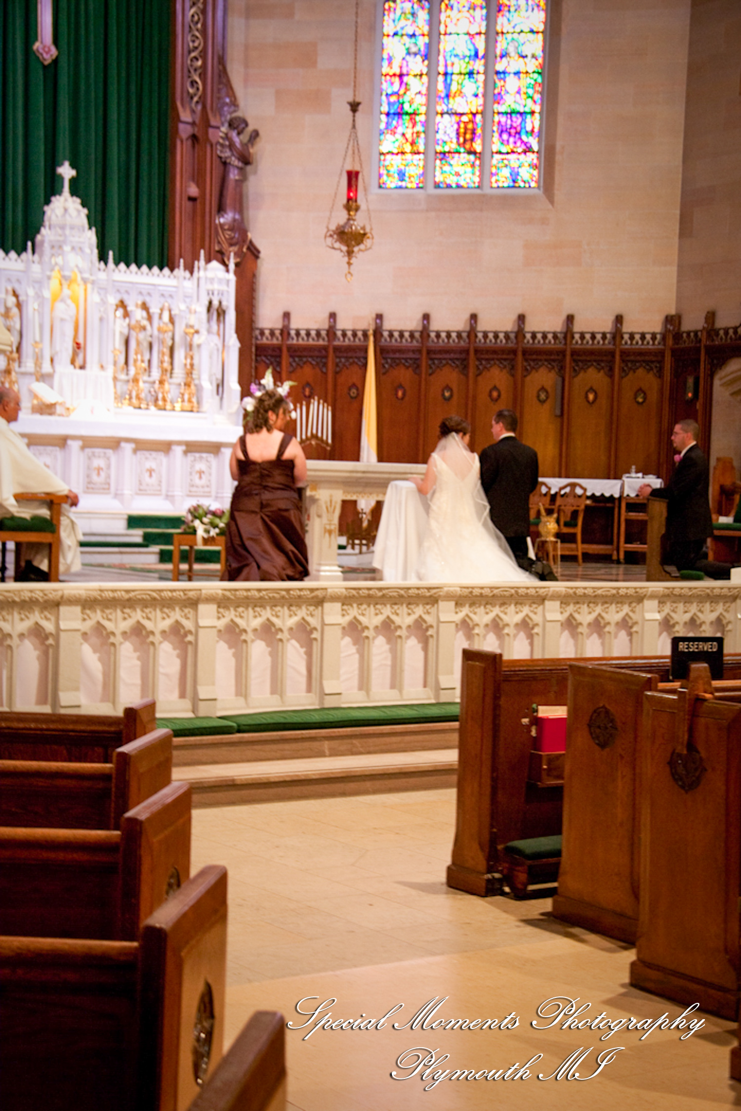 Adrienne & David at Assumption Grotto Church Detroit MI wedding photography