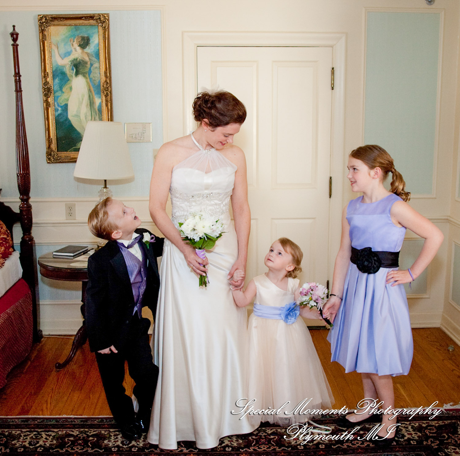 Lisa & Jeffrey at Montague Inn Saginaw MI wedding photography