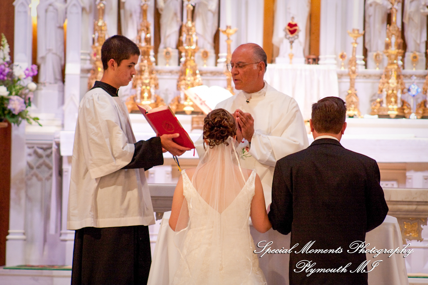 Adrienne & David at Assumption Grotto Church Detroit MI wedding photography