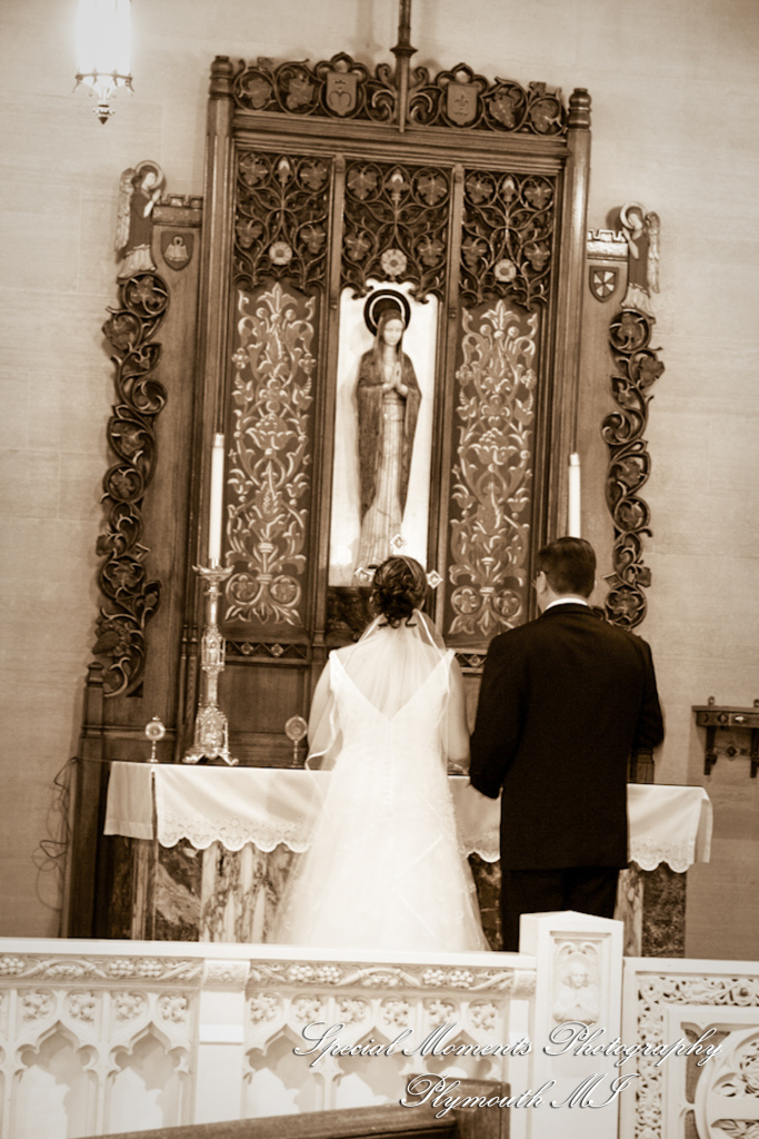 Adrienne & David at Assumption Grotto Church Detroit MI wedding photography