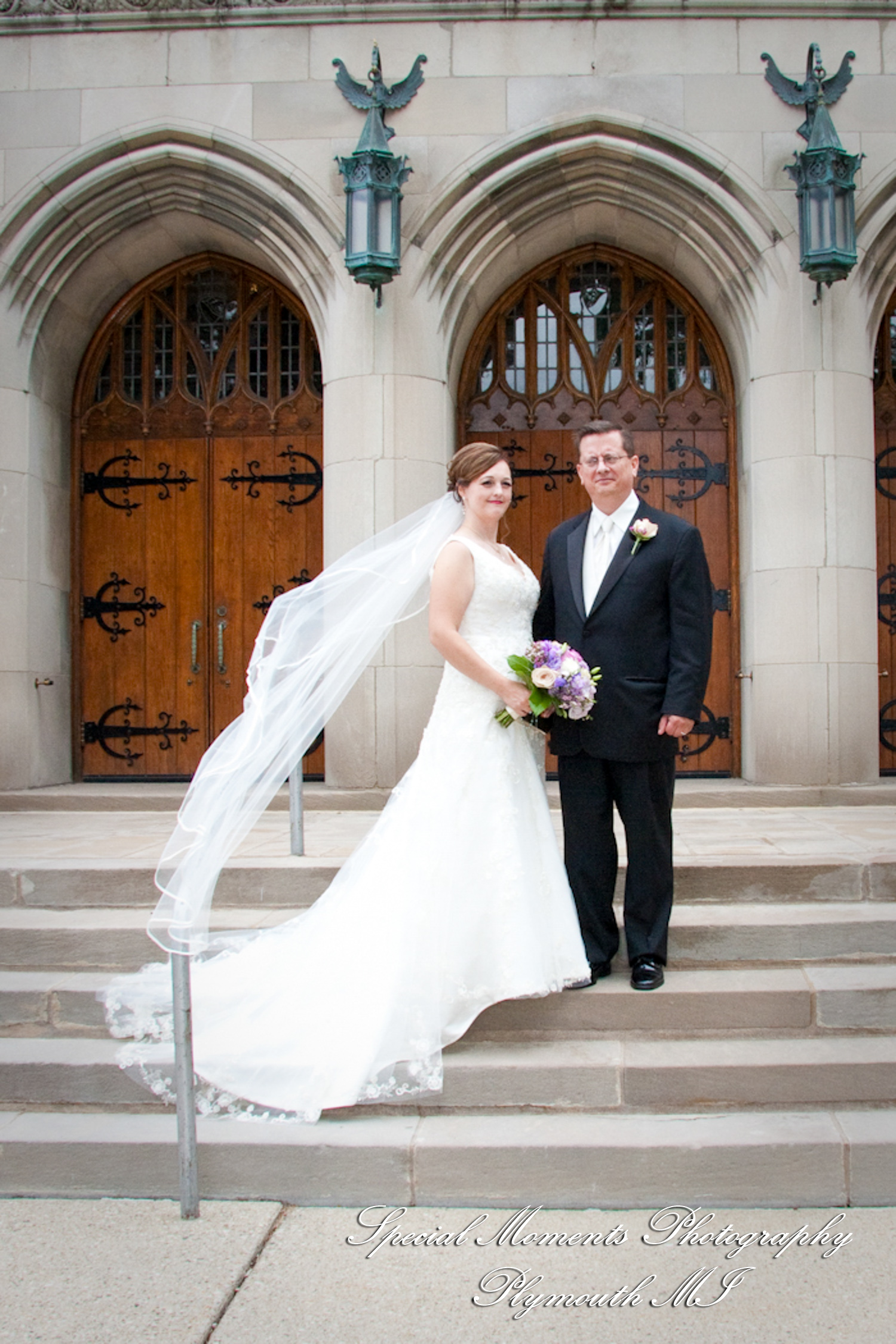 Adrienne & David at Assumption Grotto Church Detroit MI wedding photography