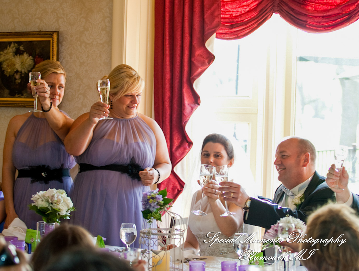 Lisa & Jeffrey at Montague Inn Saginaw MI wedding photography
