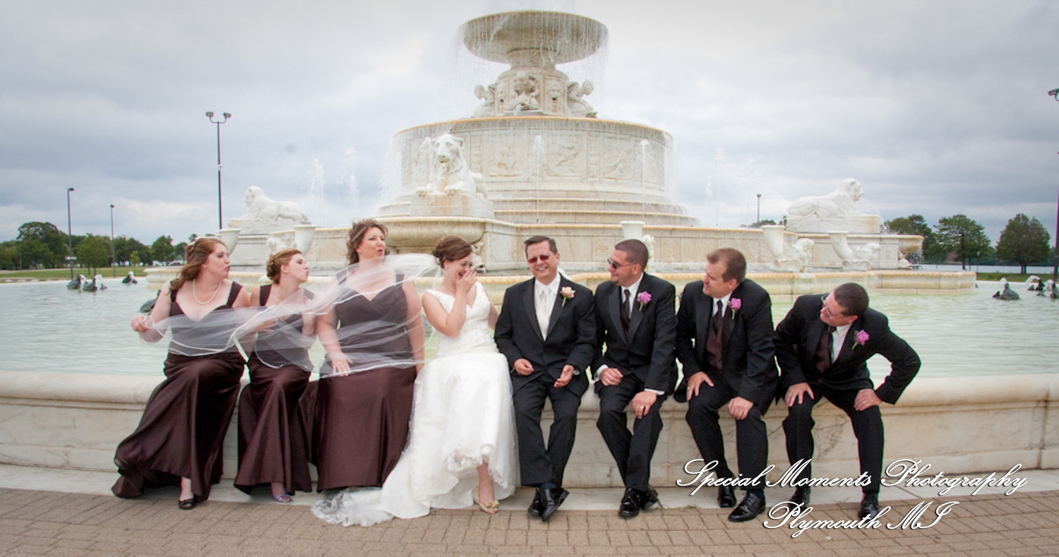 Adrienne & David at Colony Club Detroit MI wedding photography