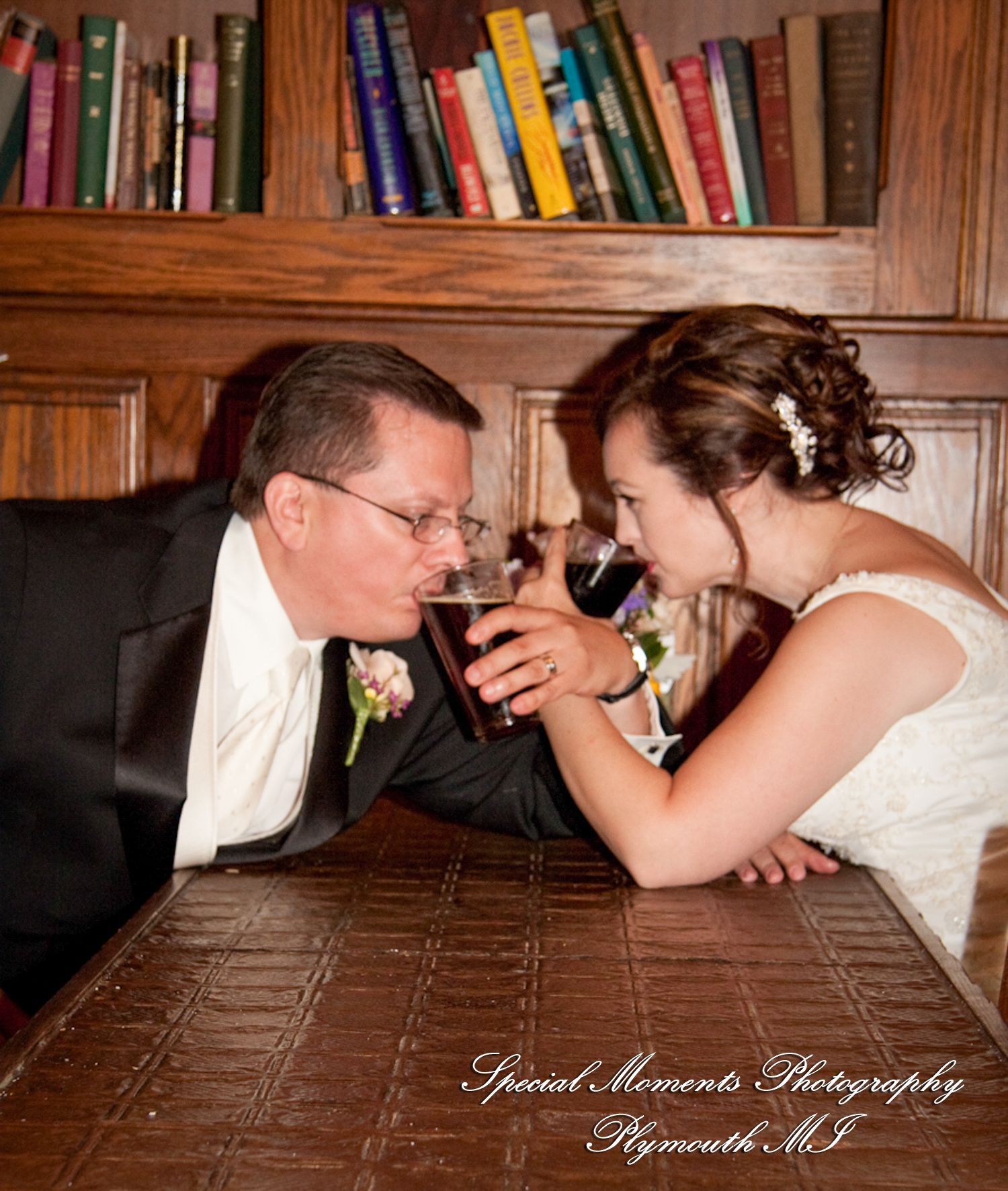 Adrienne & David at Colony Club Detroit MI wedding photography