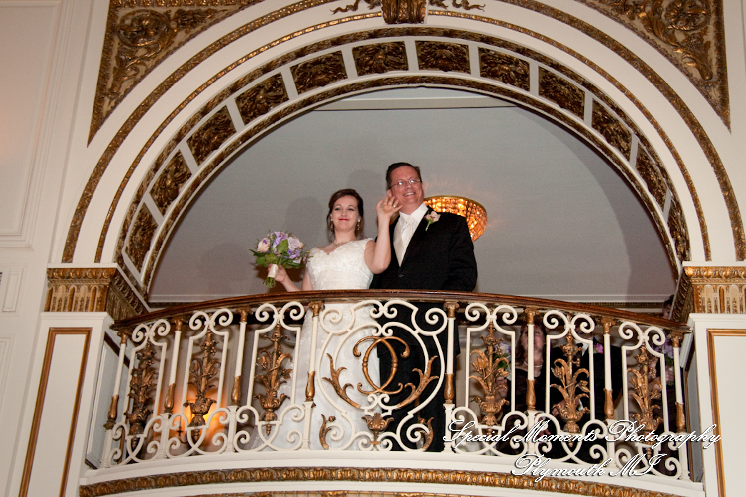 Adrienne & David at Colony Club Detroit MI wedding photography