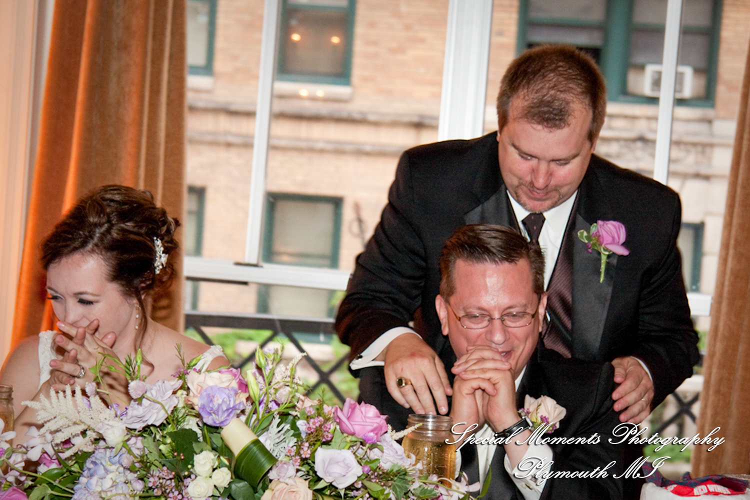 Adrienne & David at Colony Club Detroit MI wedding photography