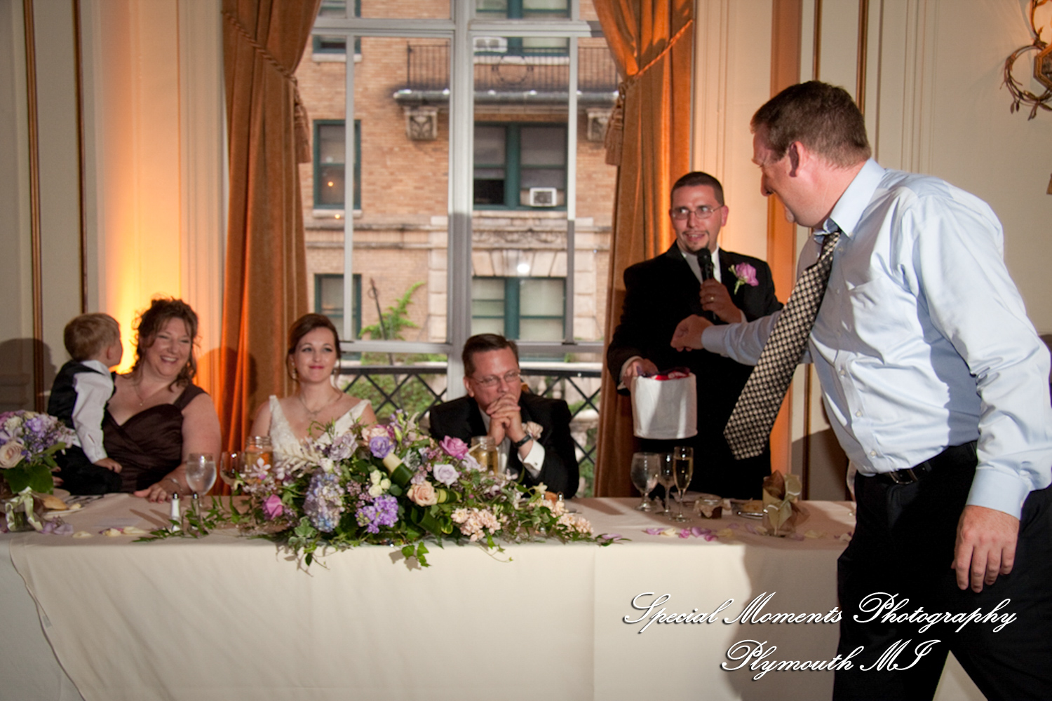 Adrienne & David at Colony Club Detroit MI wedding photography