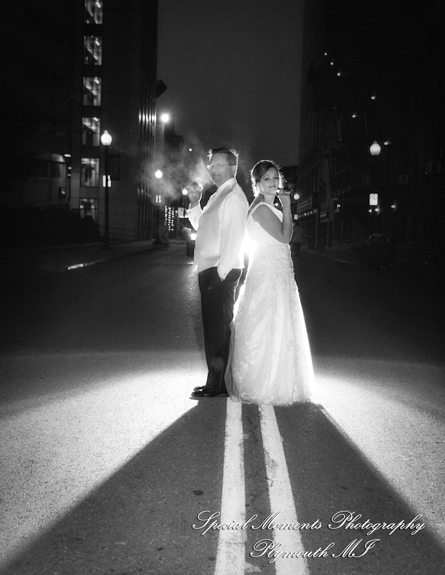 Adrienne & David at Colony Club Detroit MI wedding photography