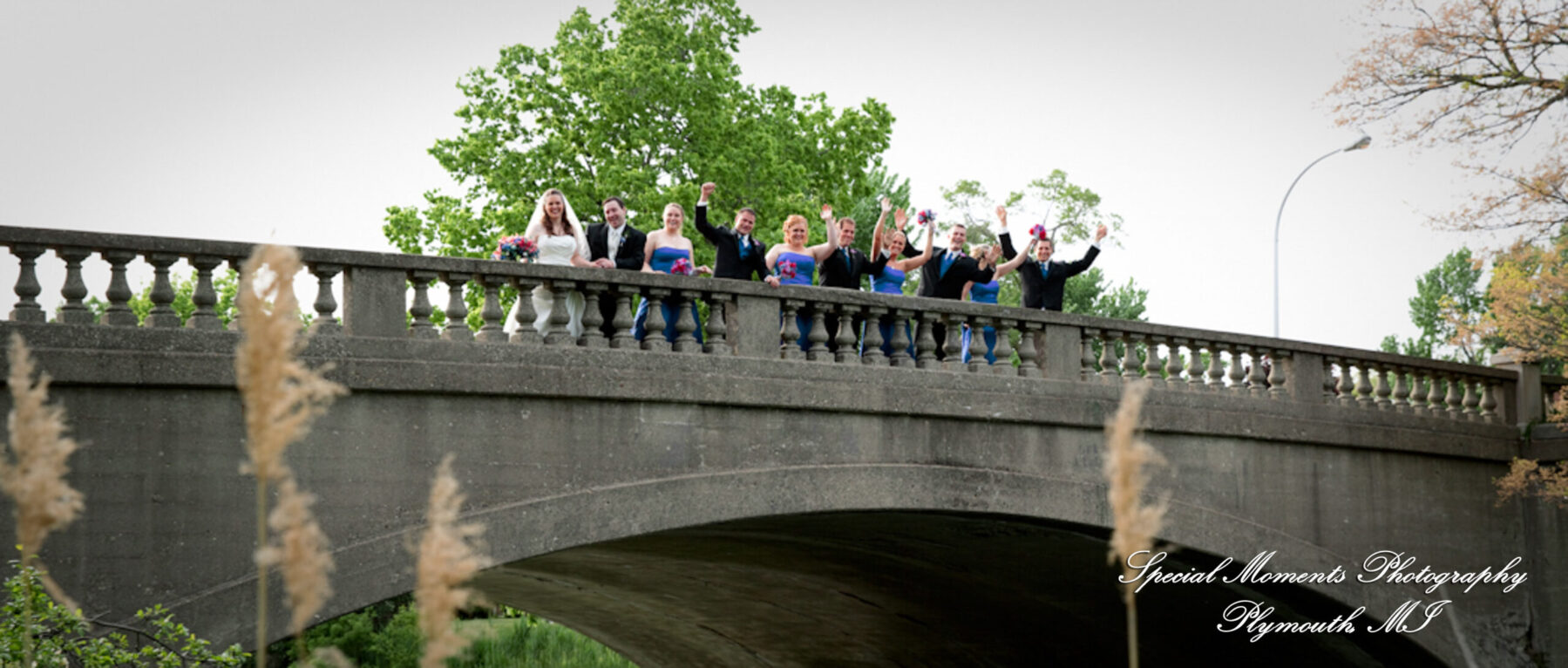 Laura & Anthony at Elizabeth Park Trenton MI wedding photograph