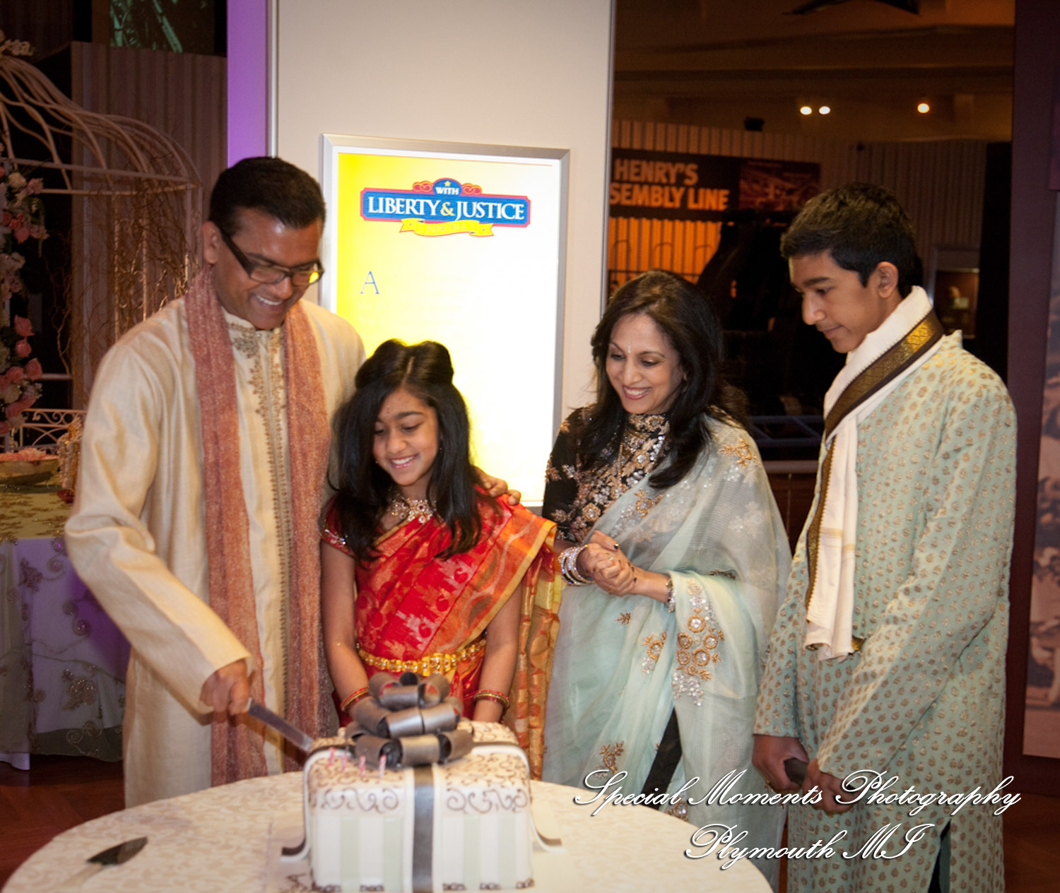Ritu Kala Samskara Ceremony at The Henry Ford Museum Dearborn MI family photography