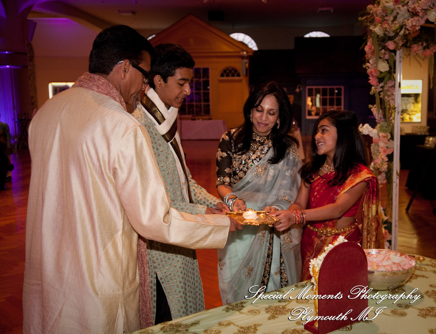 Ritu Kala Samskara Ceremony at The Henry Ford Museum Dearborn MI family photography