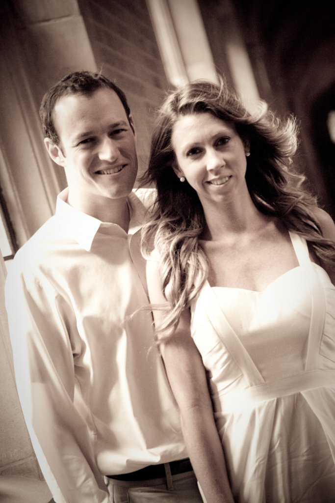 Meghan & Chris at Law Quad Ann Arbor MI wedding photograph