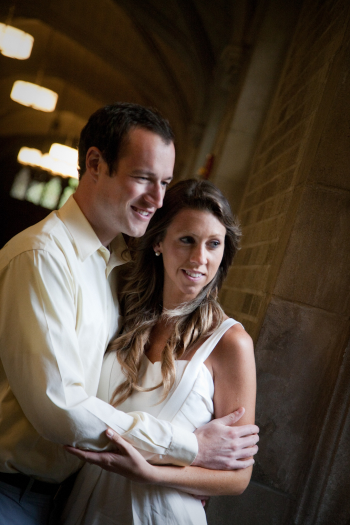 Meghan & Chris at Law Quad Ann Arbor MI wedding photograph