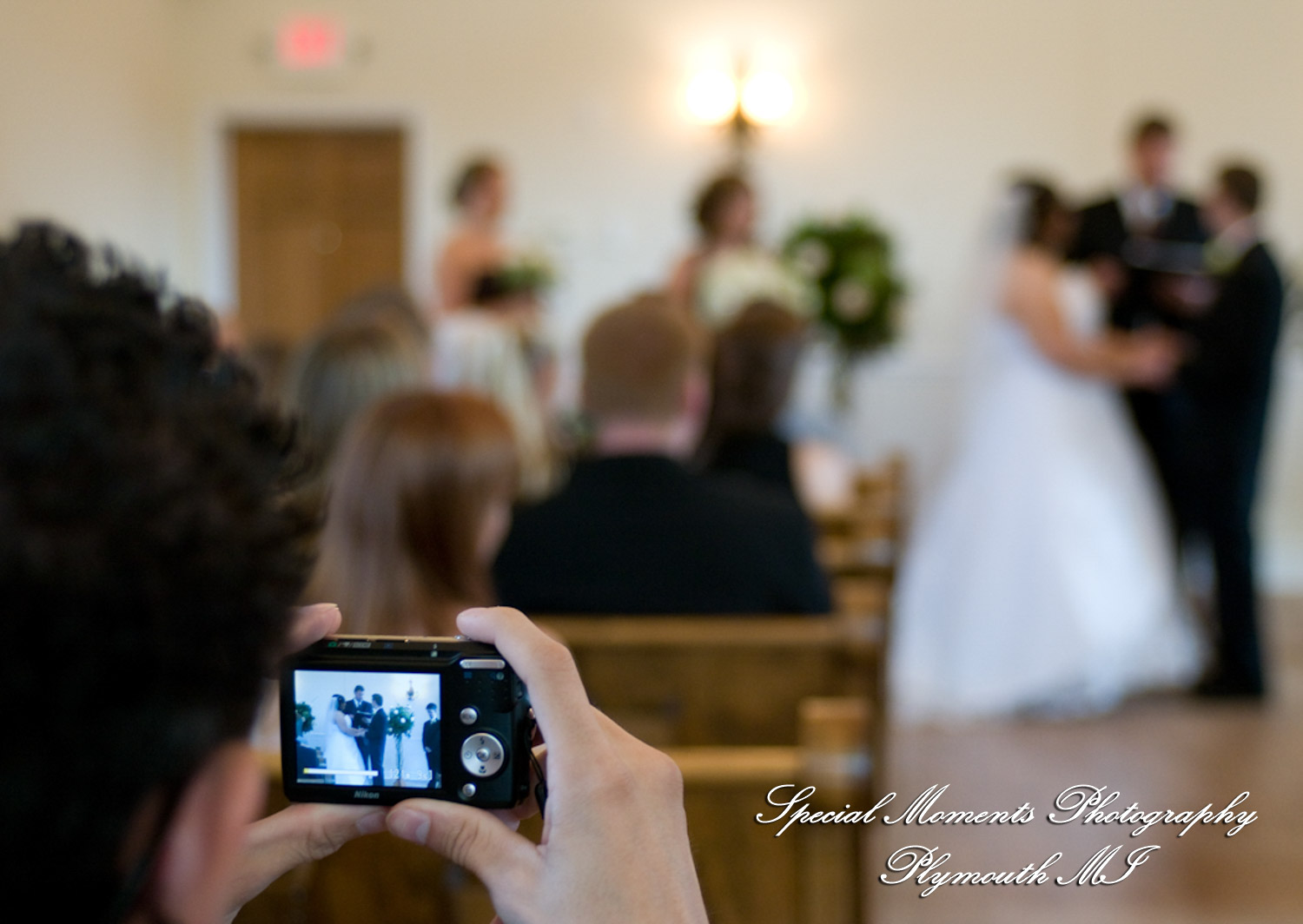 Sara & Joel at Historic Hope Chaple Shelby Twp. MI wedding photography