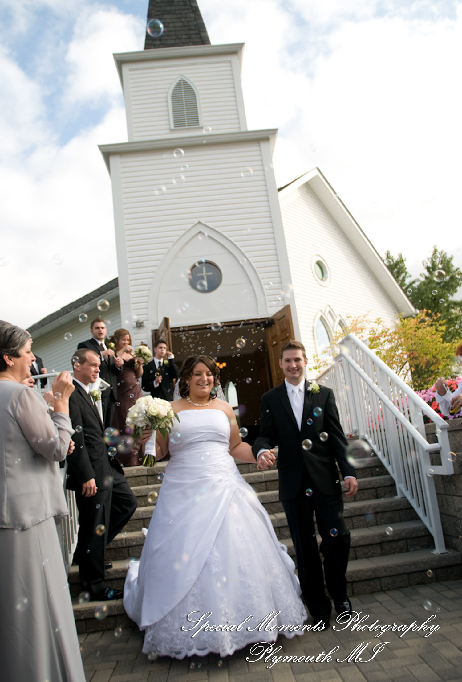 Sara & Joel at Historic Hope Chaple Shelby Twp. MI wedding photography