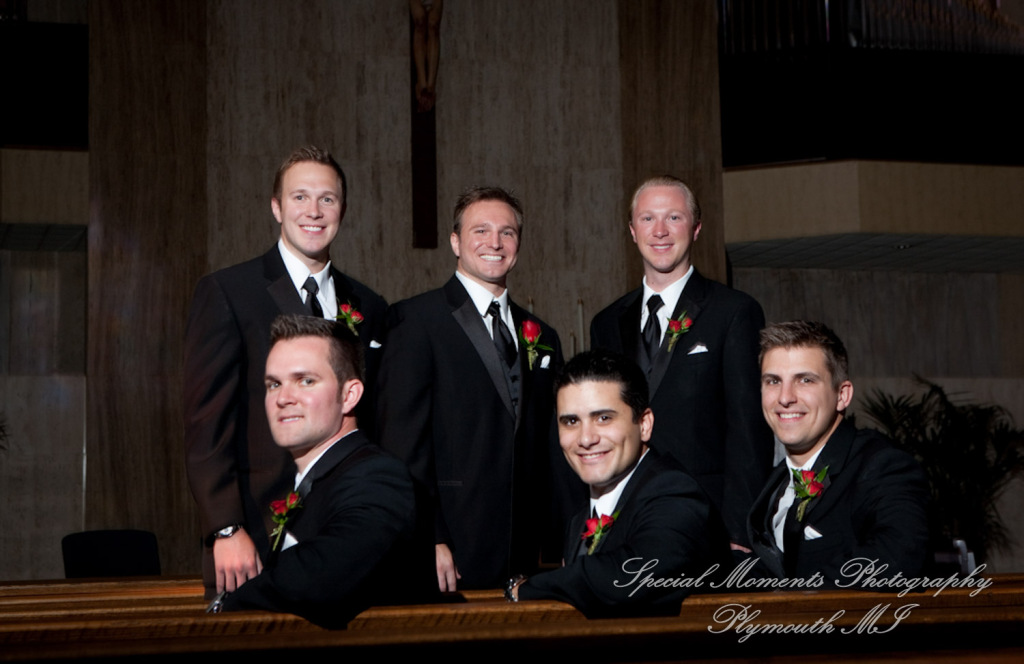 Emily & Shane at Divine Child Dearborn MI wedding photography