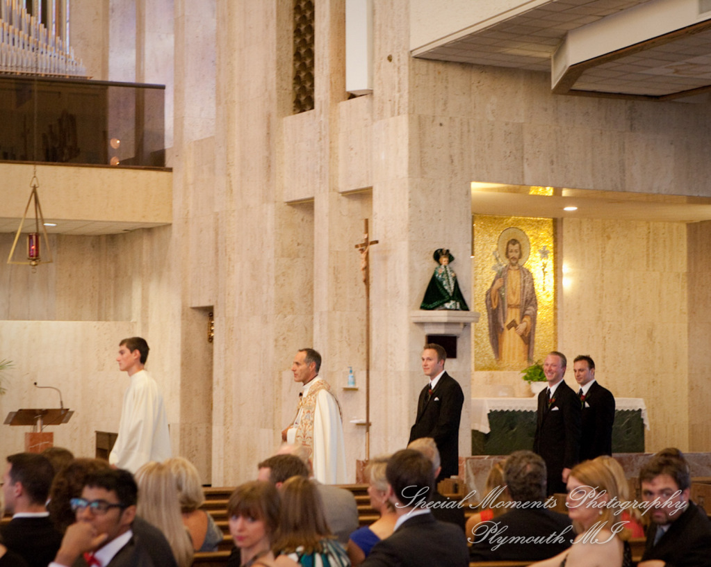 Emily & Shane at Divine Child Dearborn MI wedding photography