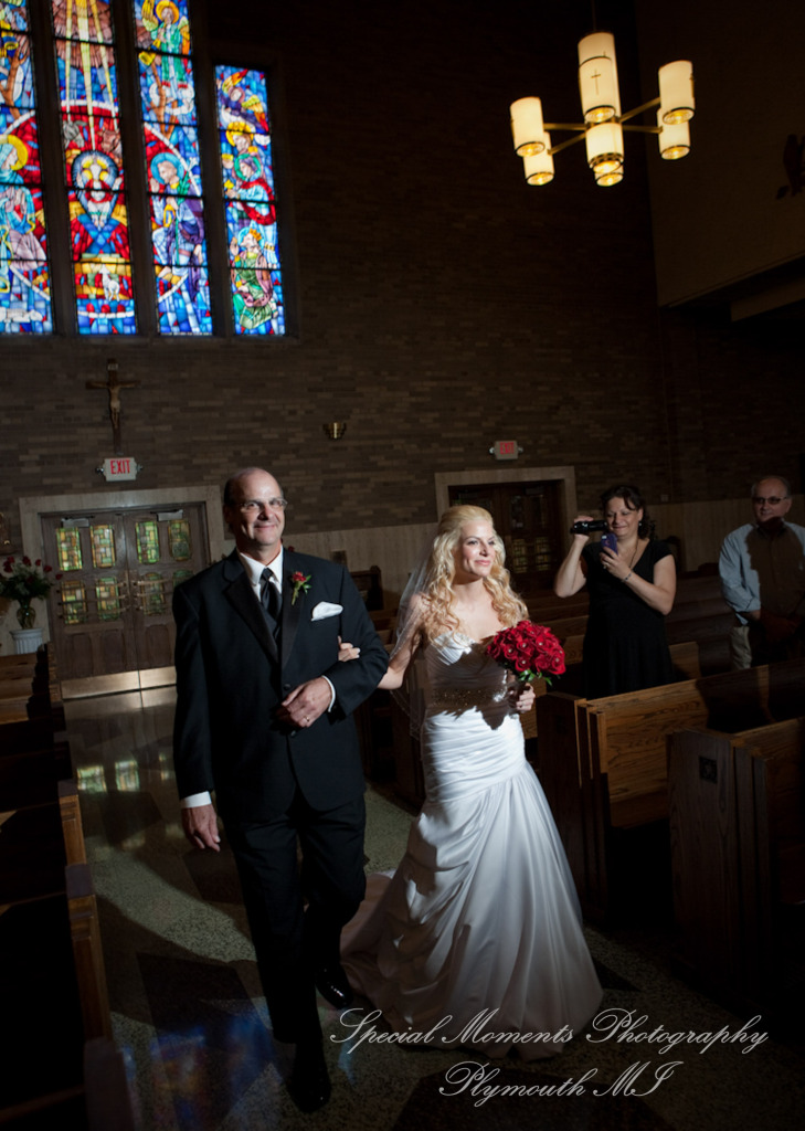 Emily & Shane at Divine Child Dearborn MI wedding photography