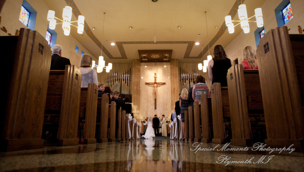 Emily & Shane at Divine Child Dearborn MI wedding photography