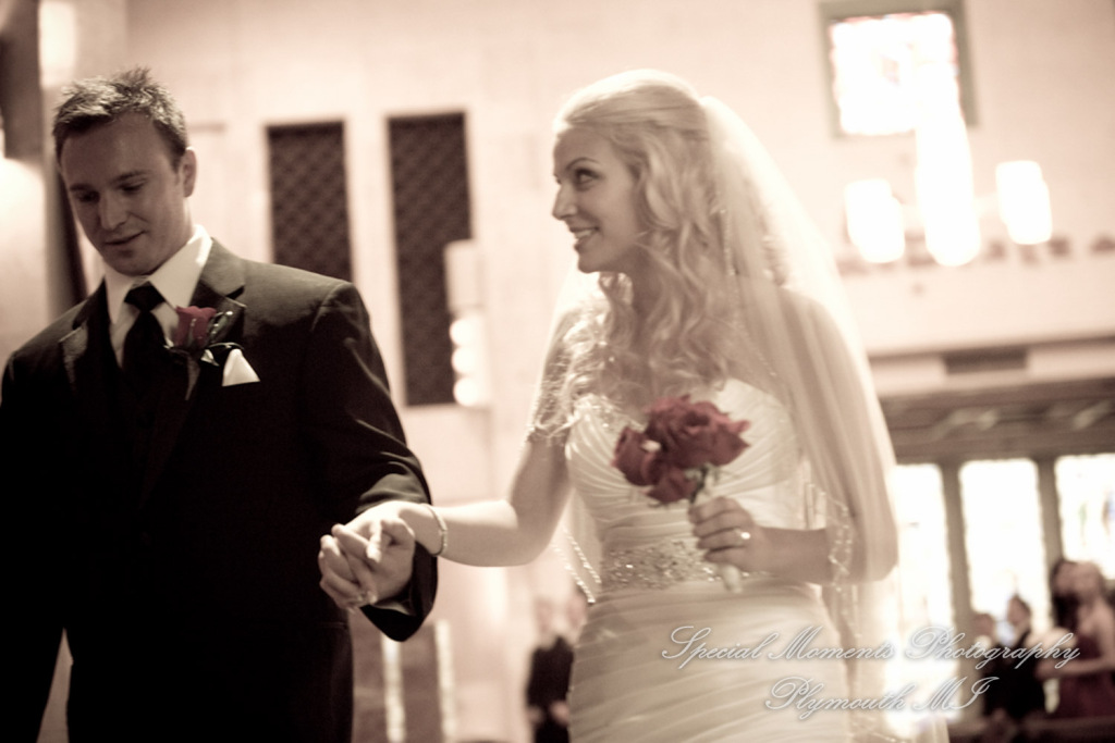 Emily & Shane at Divine Child Dearborn MI wedding photography