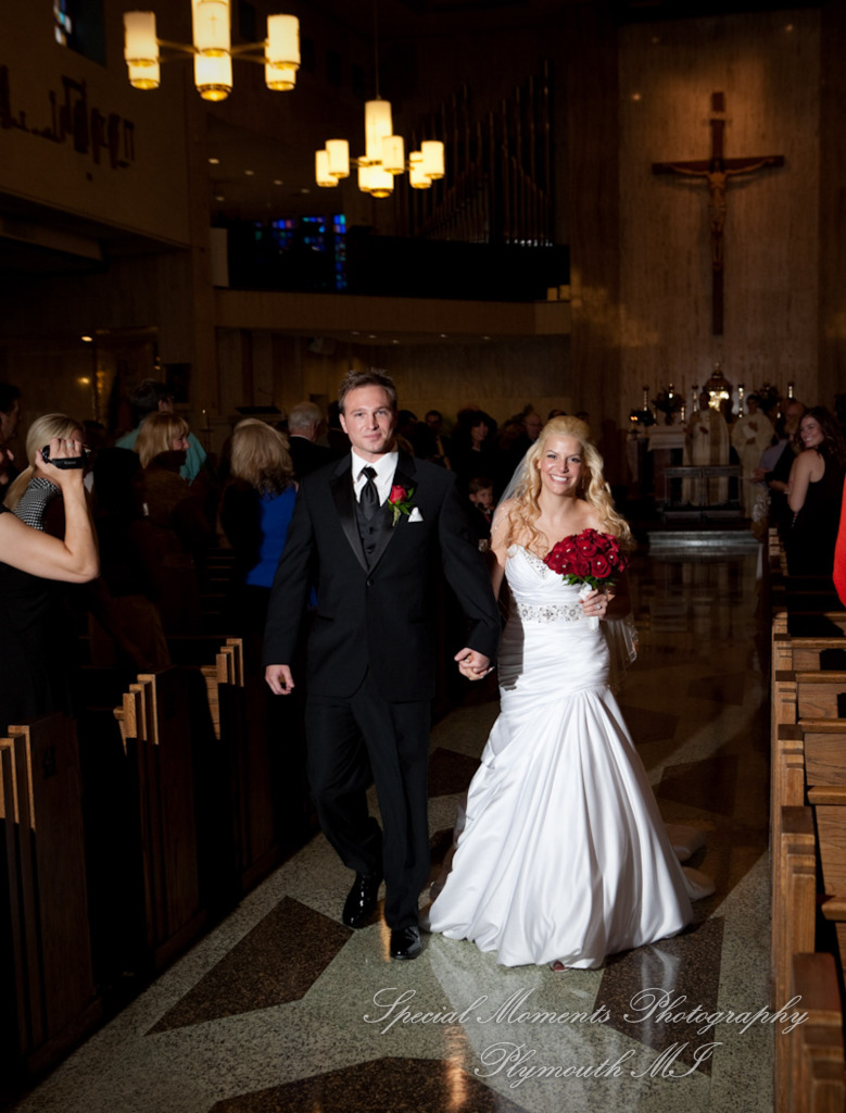 Emily & Shane at Divine Child Dearborn MI wedding photography