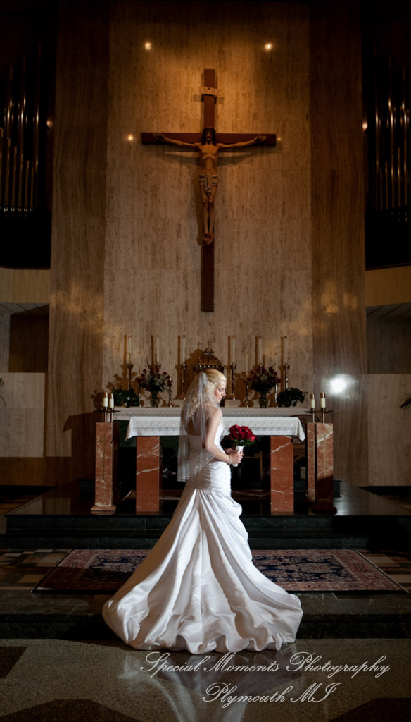 Emily & Shane at Divine Child Dearborn MI wedding photography