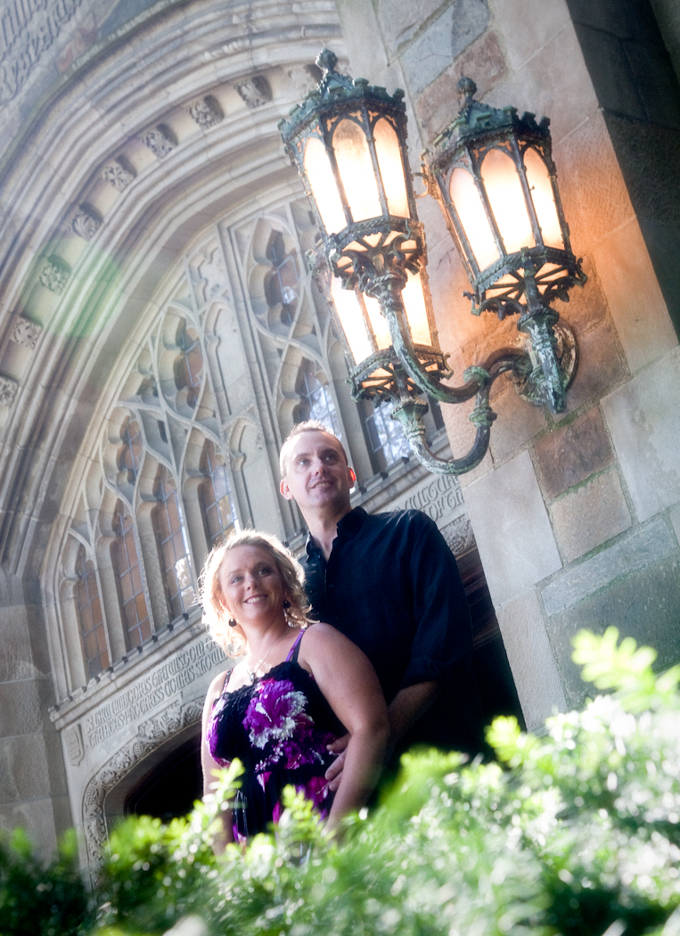 Shannon & Adam at Downtown Ann Arbor MI wedding photograph