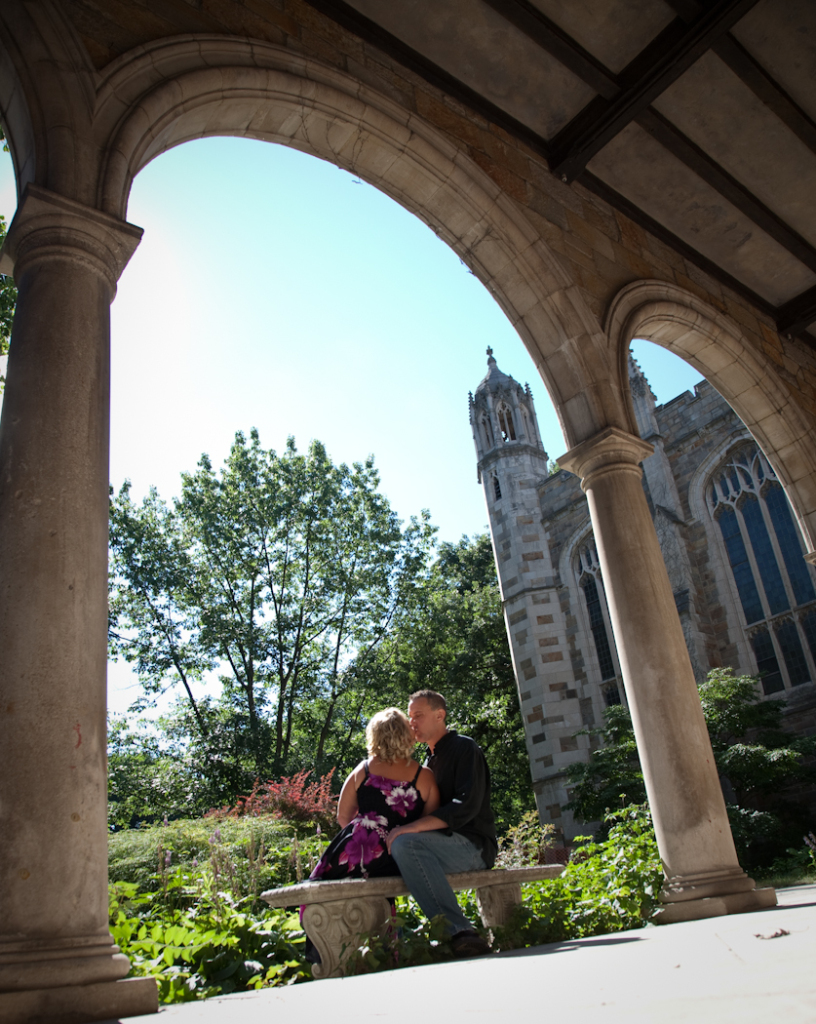 Shannon & Adam at Downtown Ann Arbor MI wedding photograph