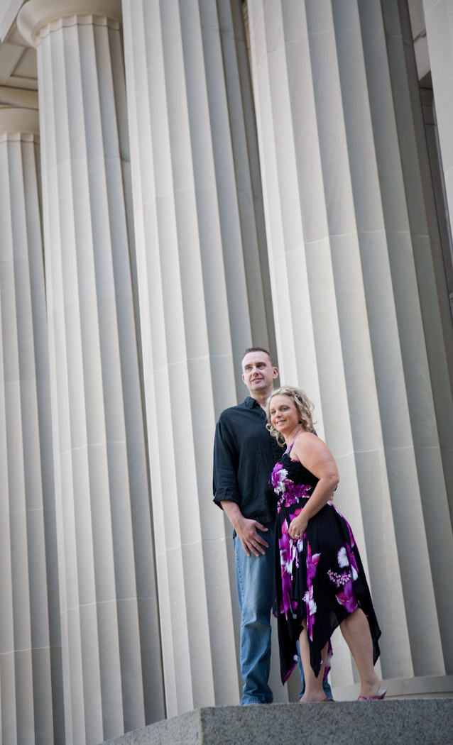 Shannon & Adam at Downtown Ann Arbor MI wedding photograph