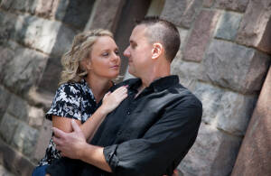 Shannon & Adam at Downtown Ann Arbor MI wedding photograph