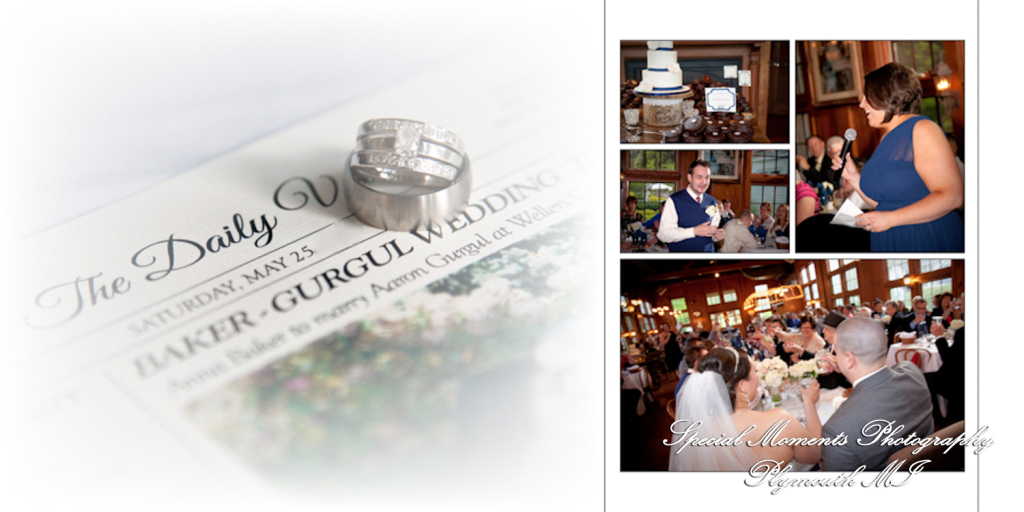 Fine Art Classic Design - Aaron & Anna at Wellers of Saline MI wedding album photography