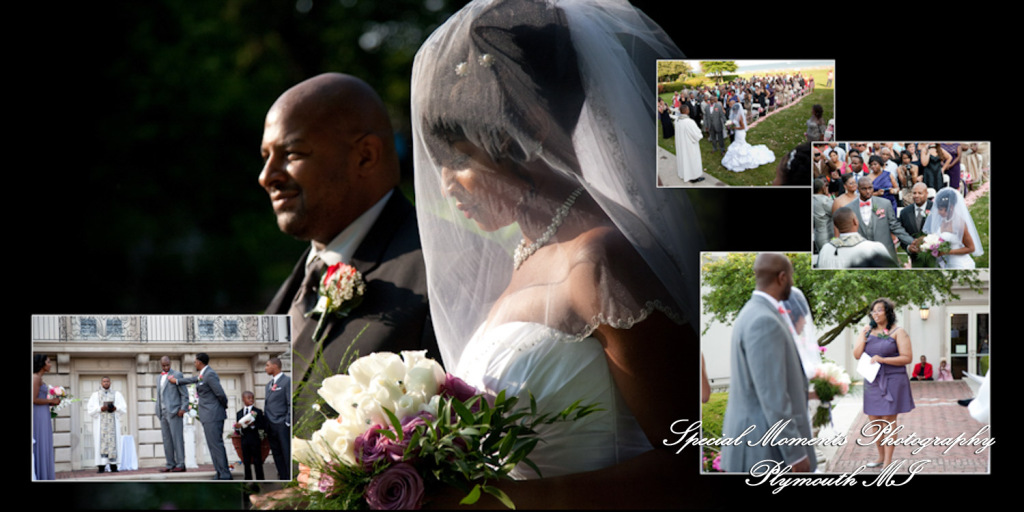 Coffee Table Design - Glenn Shakyra at Grosse Pointe War Memorial Grosse Pointe Farms MI wedding album photography
