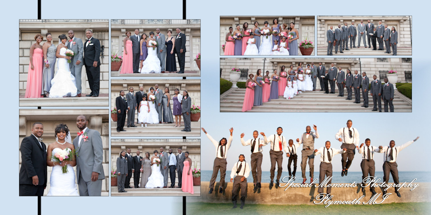 Coffee Table Design - Glenn Shakyra at Grosse Pointe War Memorial Grosse Pointe Farms MI wedding album photography