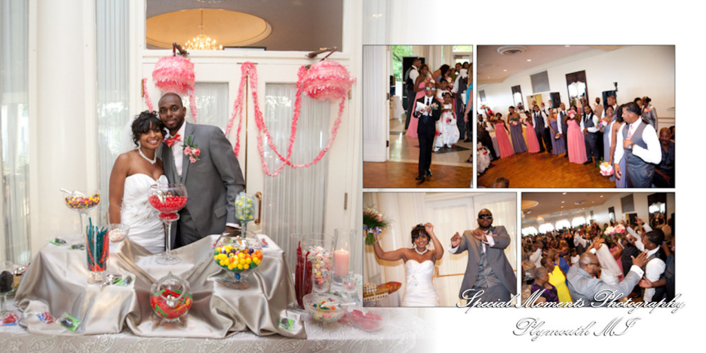 Coffee Table Design - Glenn Shakyra at Grosse Pointe War Memorial Grosse Pointe Farms MI wedding album photography