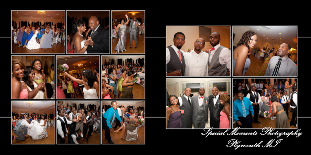 Coffee Table Design - Glenn Shakyra at Grosse Pointe War Memorial Grosse Pointe Farms MI wedding album photography