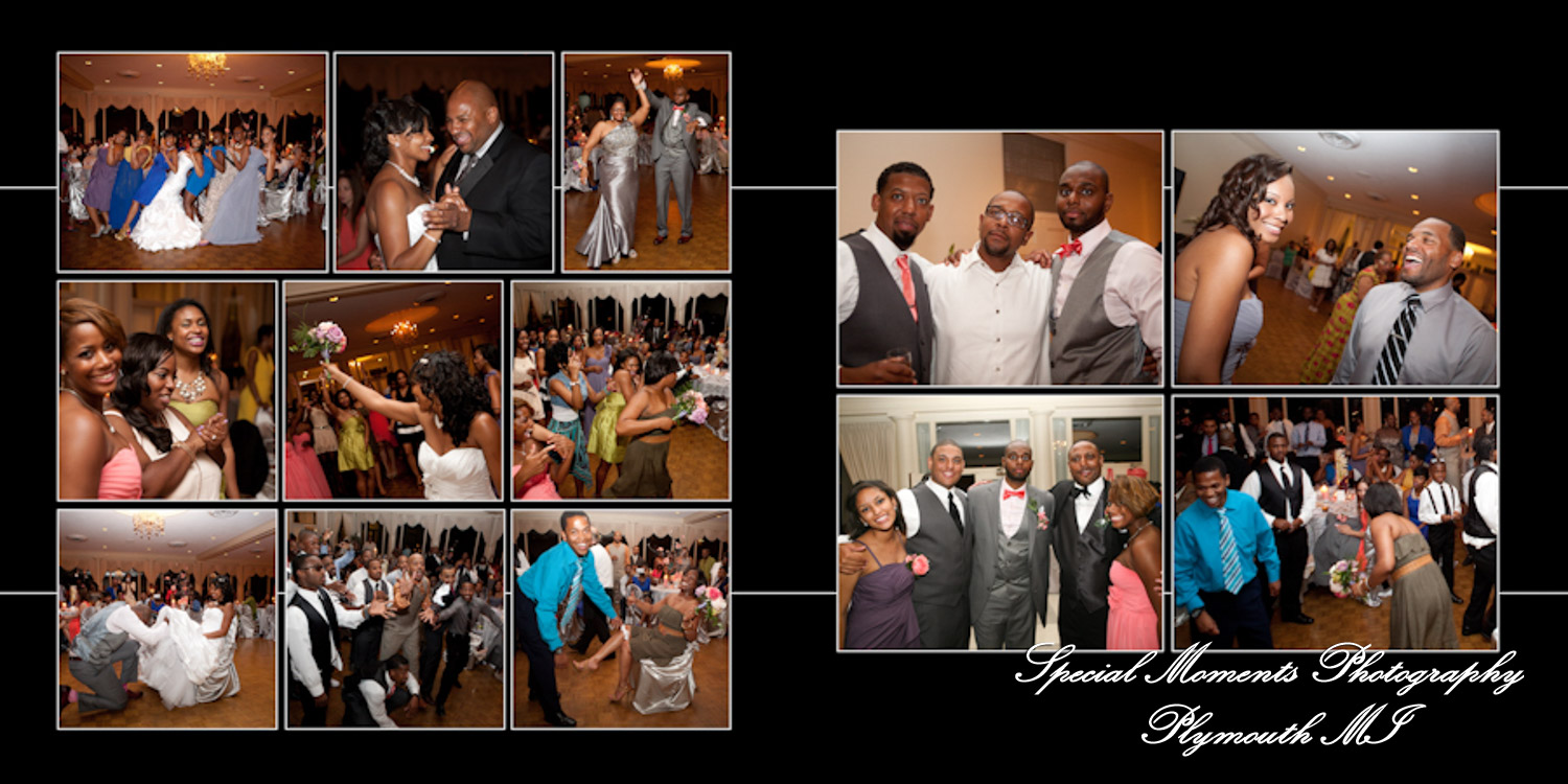 Coffee Table Design - Glenn Shakyra at Grosse Pointe War Memorial Grosse Pointe Farms MI wedding album photography