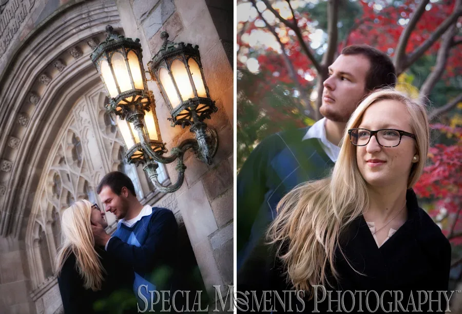 Downtown Ann Arbor MI engagement photograph