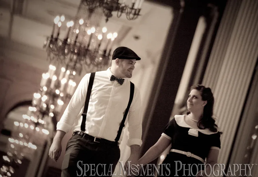 Greenfield Village Dearborn MI Engagement photograph