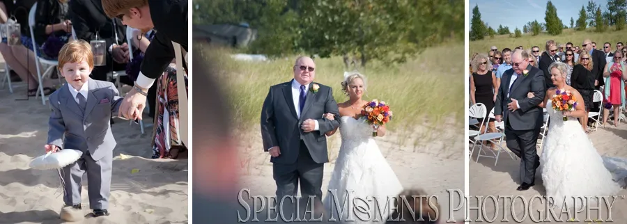 Tiscornia Park & Pier St. Joseph MI wedding photograph